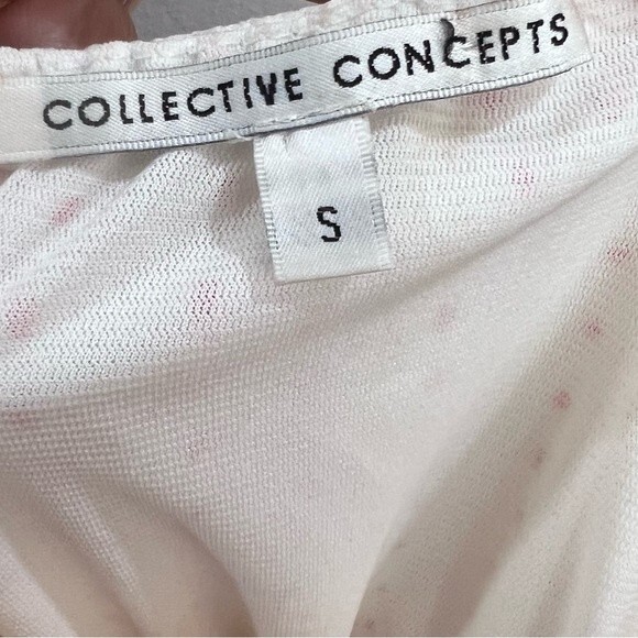 Collective Concepts orange and white spaghetti strap belted dress size small - Picture 7 of 7